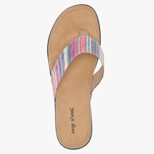 Easy Street Stevie Slip On Flats Thong Sandals - NWT